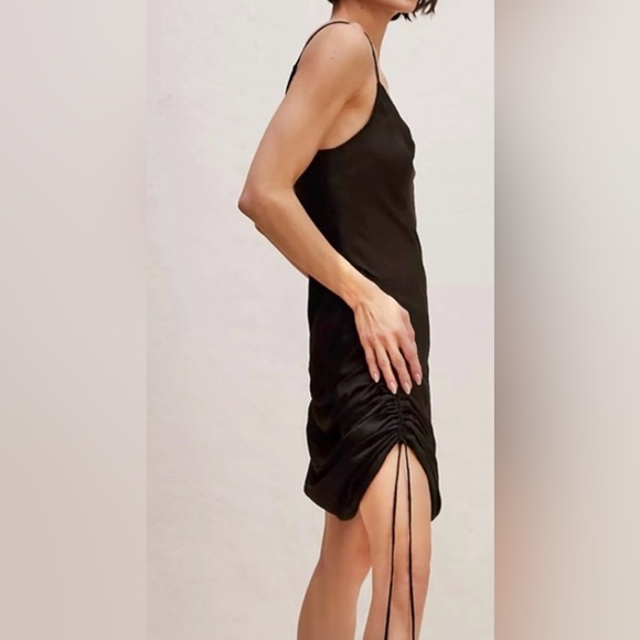Intimately Free People Day To Night Convertible Mini To Midi Black Slip Dress - Picture 15 of 15